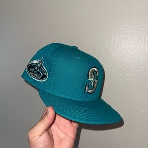 Seattle Mariners 25th Anniversary Patch Pink Bottom - 7 3/8